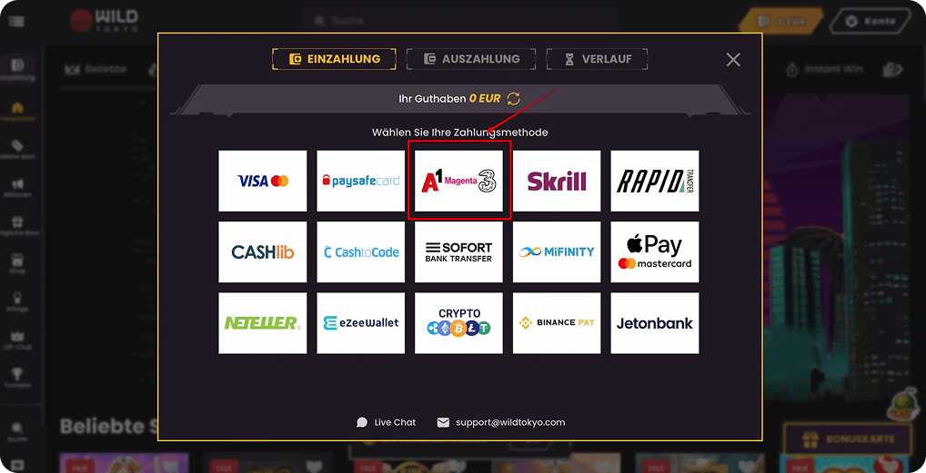 wild tokyo handyrechnung